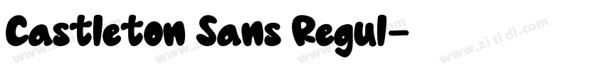 Castleton Sans Regul字体转换 Castleton Sans Regul字体转换